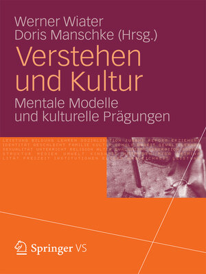 cover image of Verstehen und Kultur